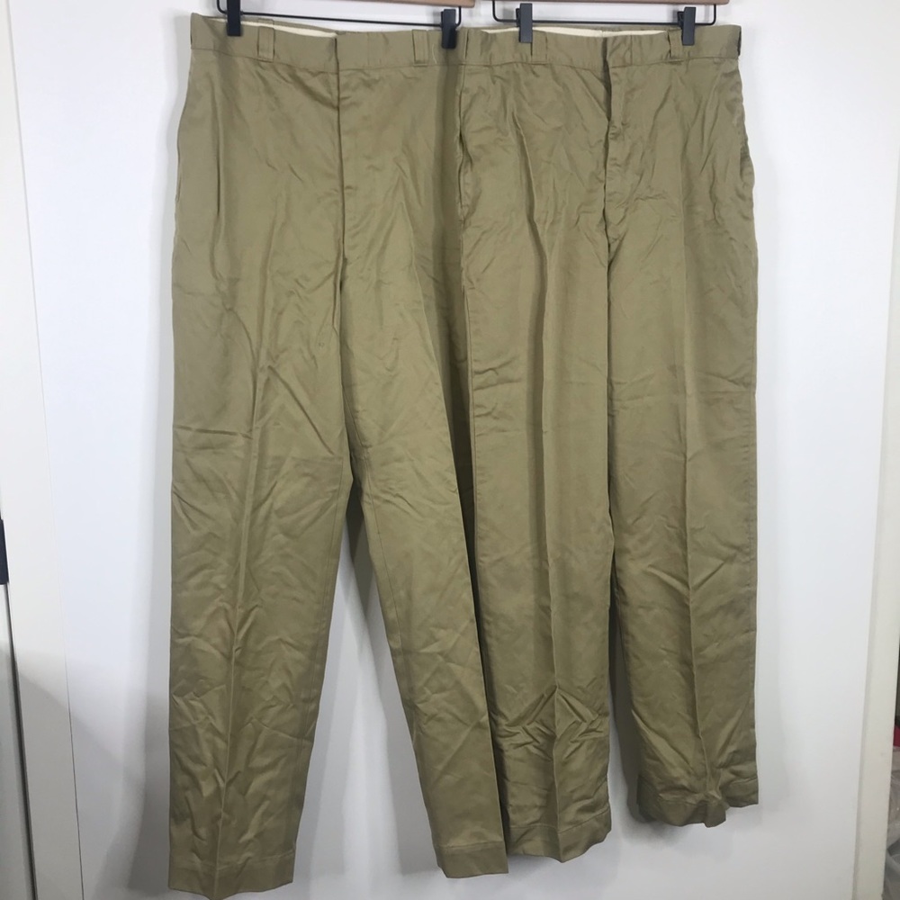 Vintage lot of 2 Vietnam Military khaki pant 34x34